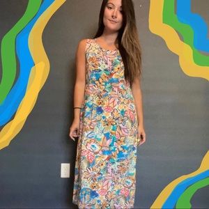 Vintage Hawaiian 🌺 midi dress